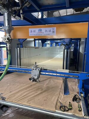 自動ガラスの流量計 横軸の泡を作る機械 高さ1300mmまで