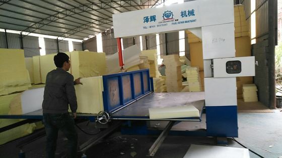 電動垂直泡切断機,EVAとEPE加工のためのPLC制御